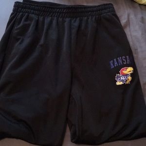 Black Kansas Jayhawks Dri-Fit Sweatpants